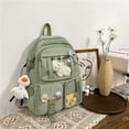 thumbnail image 1 of Casual Large-capacity School Bag Harajuku Style Backpack for Middle and High School Students, 1 of 2