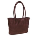 thumbnail image 1 of AmeriLeatherLeather Handbag for Women - Casual Shoulder Bag Purse with Zip Pocket - Stylish & Durable-Color:Burgundy, 1 of 4
