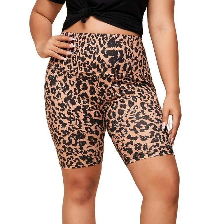 Plus size biker shorts walmart sales