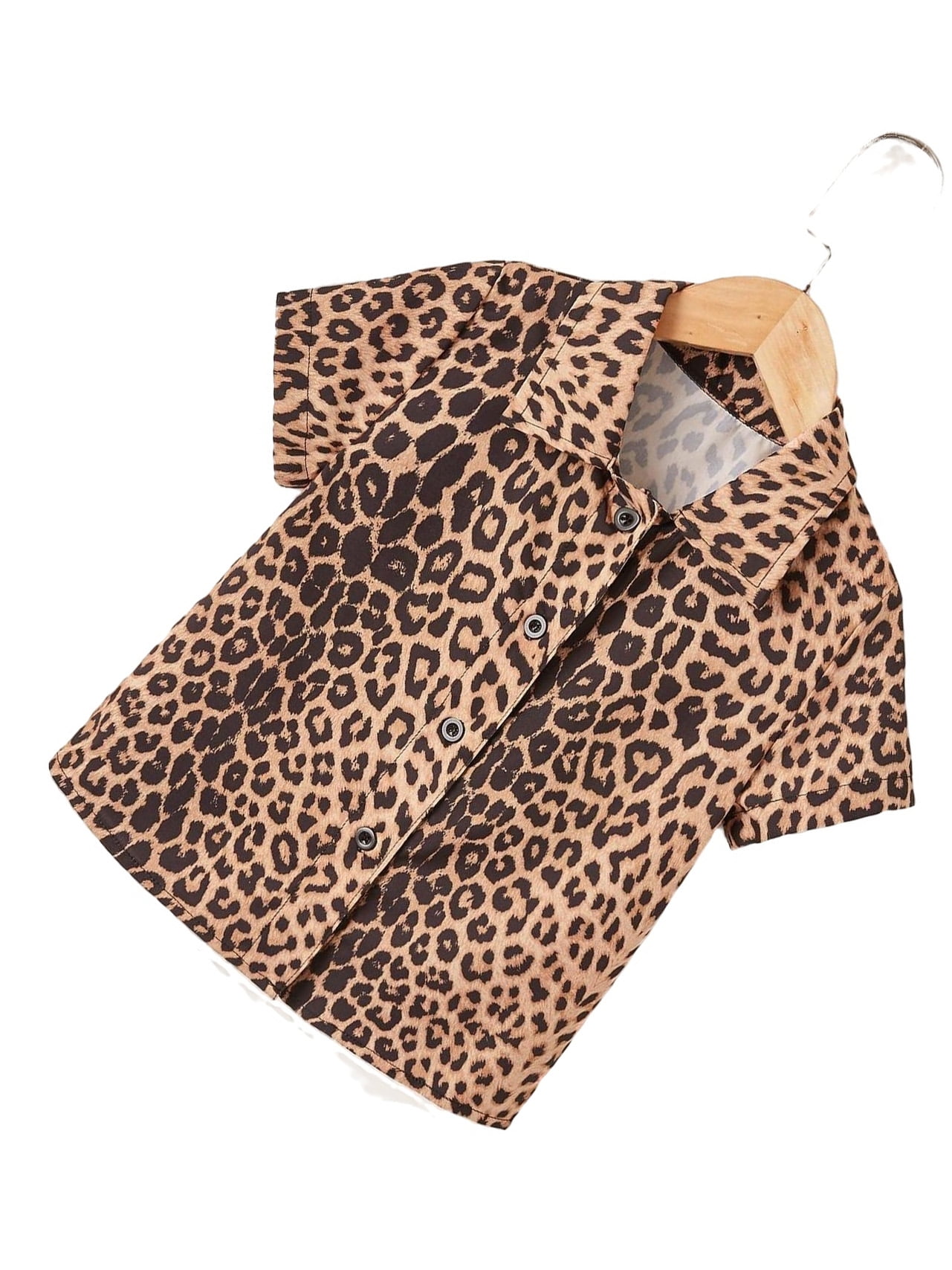 toddler boy leopard shirt