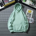 thumbnail image 1 of Casual Long Sleeve Pullover Hooded Sweatshirt For Students In Solid Colors, Suitable For Both Men And Women, Perfect For Autumn And Winter Wear., 1 of 20