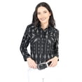 thumbnail image 1 of Casual Long-Sleeve Shirt by El General Black/White 44436, 1 of 1
