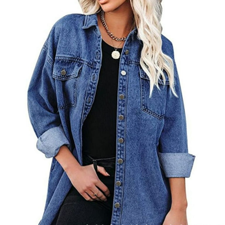 Denim stylish solid comfortable shirts clearance