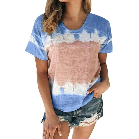 Casual Loose Tunic Blouse Tops For Women Short Sleeve Beach BohoPrint Shirt Tops Ladies Kaftan Baggy Blouse T Shirt Size 4-20