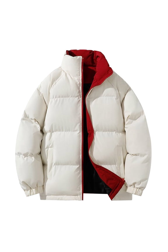 Casual Loose Winter Korean Style Warm Jacket For Couples Oversized Winter Coat For