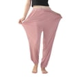 thumbnail image 1 of Casual Loose Yoga Pants for Women High Stretch Solid Color Trouser Plus Size Leggings with Pocket for Sport Running Dance Fitness Sleepwear, 1 of 3