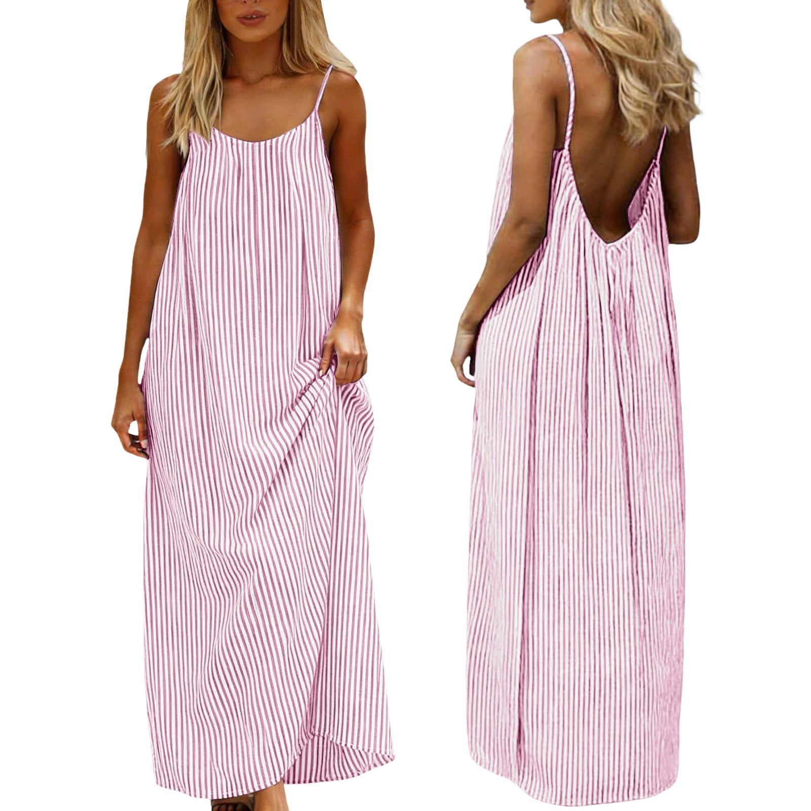 Casual Maxi Dress for Women Women's Effortless Summer Casual Dress ...