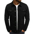thumbnail image 1 of Casual Men Jacket Denim Button Shirt, 1 of 6