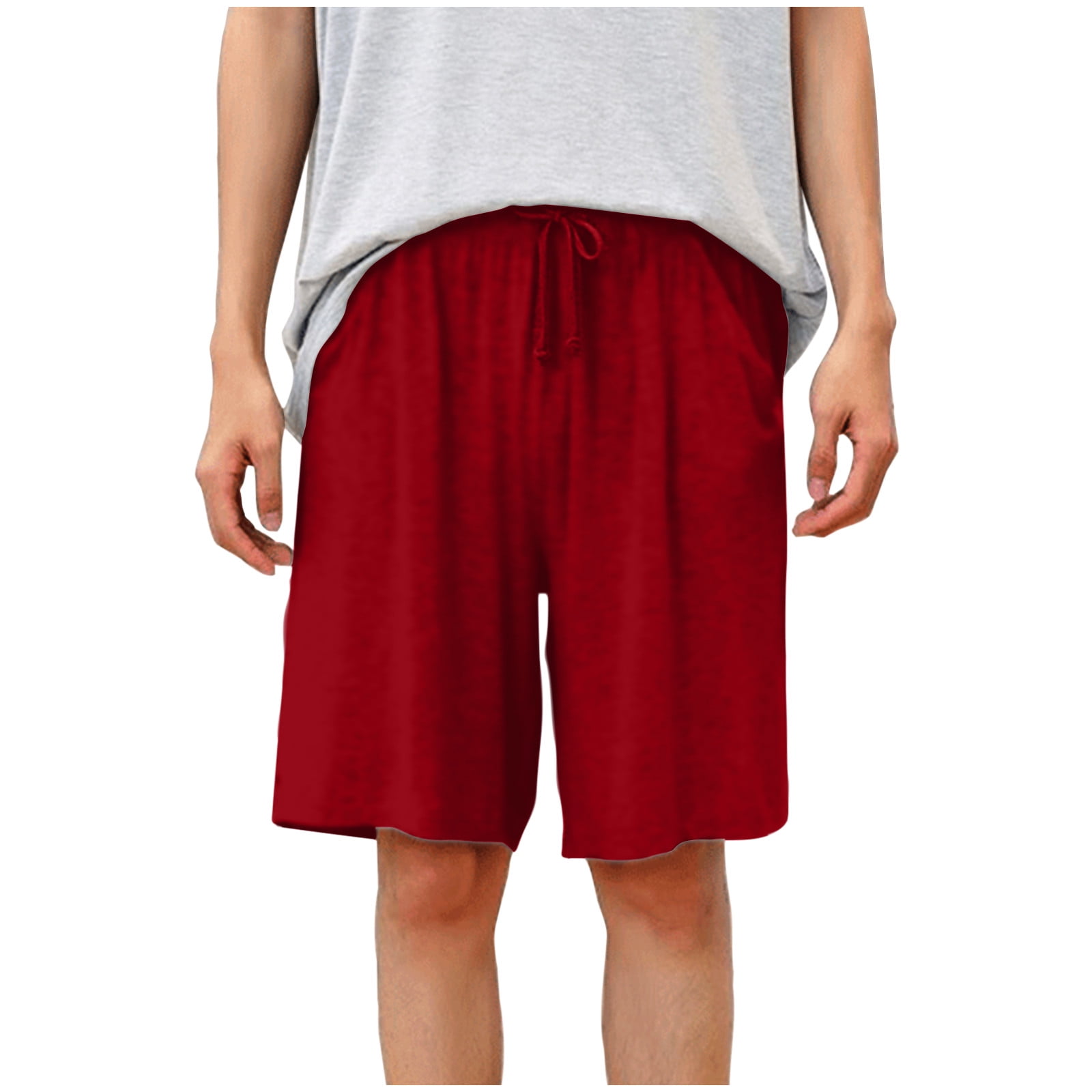 Casual Men's Shorts Men's Cargo Shorts Sale, Men's Solid Color Home ...