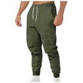 thumbnail image 1 of Casual Men's Sweatpants with Comfortable Fit, Adjustable Waistband, Soft Cotton Blend and Functional Pockets Ideal for Lounging, Training, Outdoor Travel or Gym Sessions, 1 of 5