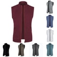 thumbnail image 1 of Casual Men's Vest with Loose Design - Winter Warm Down Cotton Vest Coat for Layering, Christmas Activities, and Daily Wear, Ideal for Comfort,Coffee,L, 1 of 5