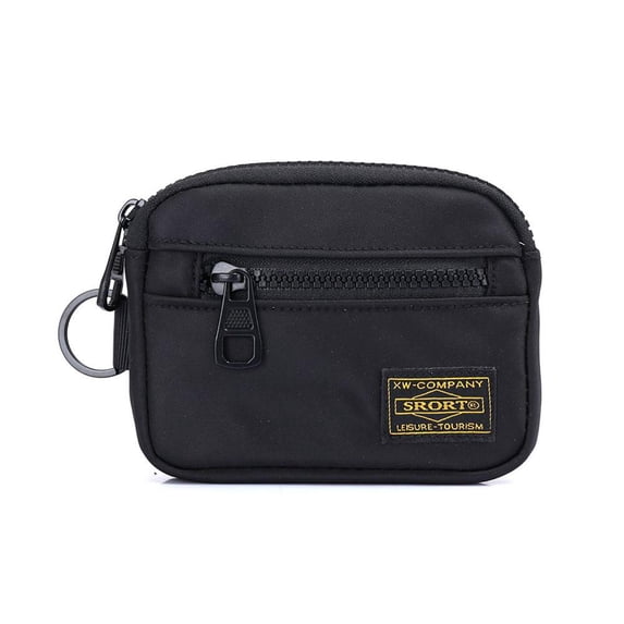 Casual Mens Coin Purse Canvas Zipper Wallet Retro Key Holder Small Money