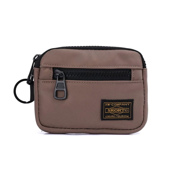 Casual Mens Coin Purse Canvas Zipper Wallet Retro Key Holder Small Money
