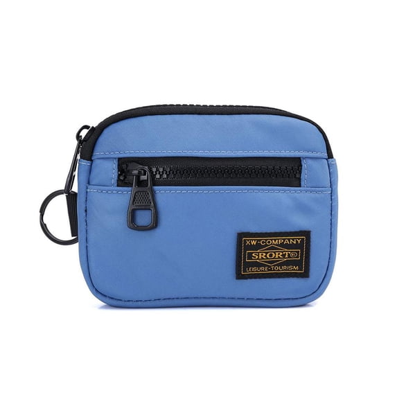 Casual Mens Coin Purse Canvas Zipper Wallet Retro Key Holder Small Money