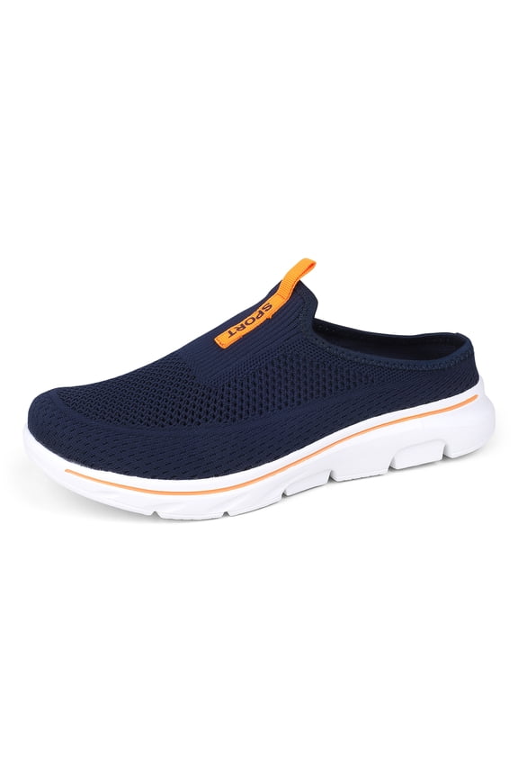 Casual Mesh Half Slippers Slip on Mules Garden Clogs Closed Toe Sandals Unisex