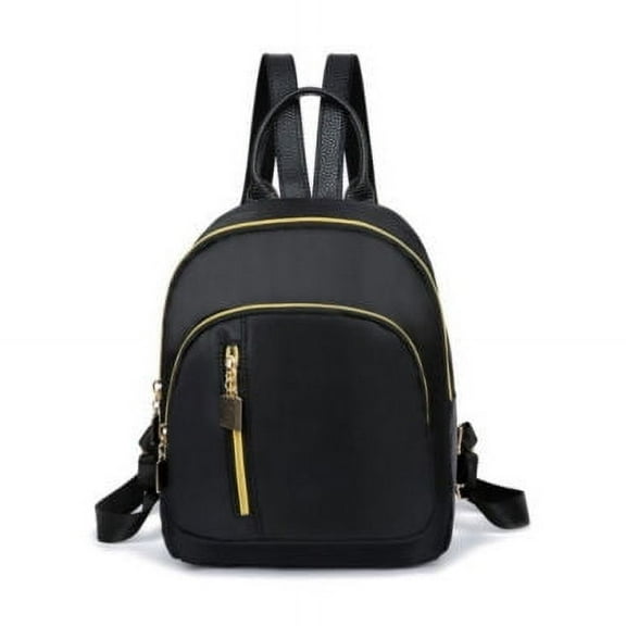Casual Mini Backpack Women Black Oxford School Bag Teenager Nylon Travel Knapsack Female Rucksack