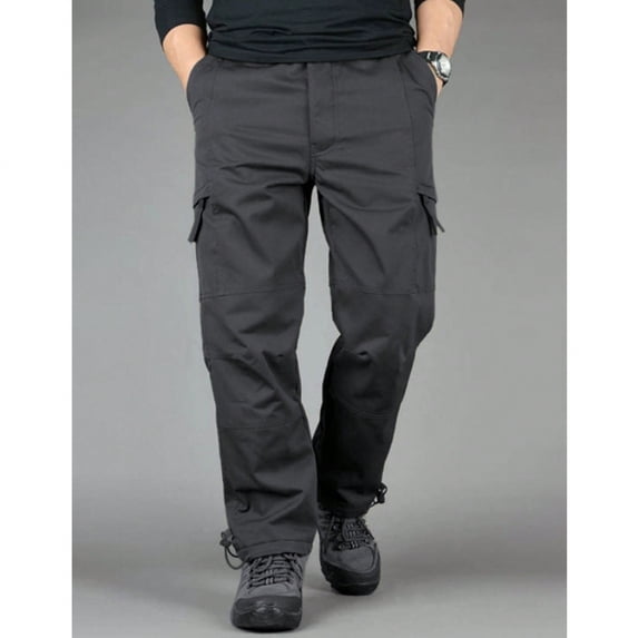 Casual Multi-Pocket Cargo Pants, Loose Straight Fit Outdoor Work Trousers for Men & Wom