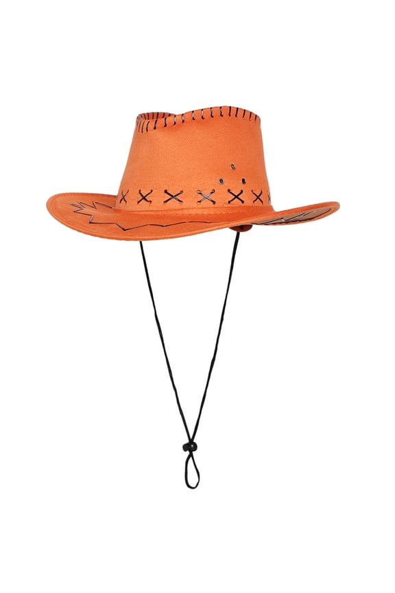 Casual Multicolored Ranchers Hat Wide Brimmed for Beach Vacations Photo Props Comfortable Hat