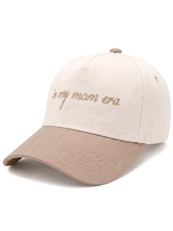 Casual My Mom Baseball Cap - The Perfect Mom-Uniform Hat for Errands, School Runs & Park Days - Beige Sun Protection Cap