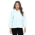 thumbnail image 1 of Casual Nights Button Front Polyester, Sleep Bed Jacket Top (Women's) L, 1 of 5