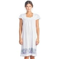 thumbnail image 1 of Casual Nights Women's Cap Sleeves Floral Lace Nightgown, 1 of 2