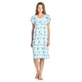 thumbnail image 1 of Casual Nights Women's Cotton Short Sleeve Sleep Dress Nightshirt, 1 of 6