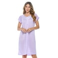 thumbnail image 1 of Casual Nights Women's Fancy Lace Floral Short Sleeve Nightgown, 1 of 5