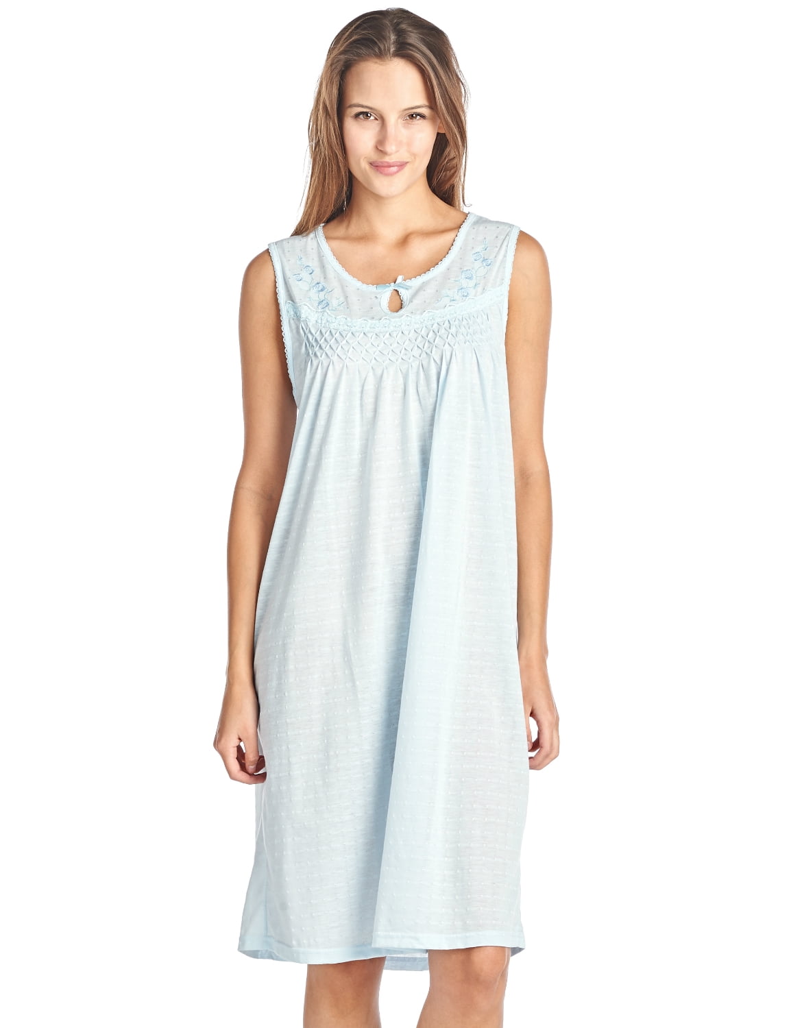 Casual Nights Women's Fancy Lace Floral Sleeveless Nightgown - Walmart.com