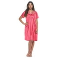 thumbnail image 1 of Casual Nights Women's Fancy Lace Neckline Silky Tricot Nightgown, 1 of 5