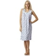 thumbnail image 1 of Casual Nights Women's Fancy Lace Trim Sleeveless Nightgown, 1 of 4