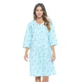 thumbnail image 1 of Casual Nights Women's Flannel Floral Long Sleeve Nightgown, 1 of 5