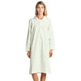 thumbnail image 1 of Casual Nights Women's Flannel Floral Long Sleeve Nightgown, 1 of 5
