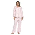 thumbnail image 1 of Casual Nights Women's Flannel Long Sleeve Button Down Pajama Set, 1 of 5