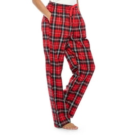 Just Love Women Buffalo Plaid Pajama Pants Sleepwear. (Red Black Buffalo  Plaid, X-large) 