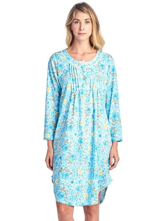 Casual Nights Short Sleeve Nightgowns for Women - Soft Cotton