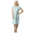 thumbnail image 1 of Casual Nights Women's Flowery Short Sleeve Nightgown, 1 of 3