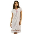 thumbnail image 1 of Casual Nights Women's Flowery Short Sleeve Nightgown, 1 of 4