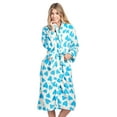 thumbnail image 1 of Casual Nights Women's Heart Long Sleeve Mini Popcorn Fleece Plush Robe, 1 of 2