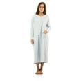 thumbnail image 1 of Casual Nights Women's Long Quilted Robe House Dress - Blue - Large, 1 of 2