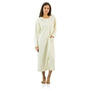 Casual Nights Women's Long Quilted Robe House Dress