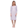 thumbnail image 1 of Casual Nights Women's Long Sleeve Dot Nightgown, 1 of 4