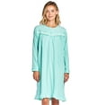 thumbnail image 1 of Casual Nights Women's Soft Knit Long Sleeve Micro Fleece Cozy Night Gown, Size XXL, 1 of 5
