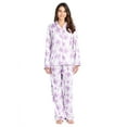 thumbnail image 1 of Casual Nights Women's Long Sleeve Notch Collar Floral Pajama Set, 1 of 5
