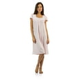 thumbnail image 1 of Casual Nights Women's Polka Dot Lace Short Sleeve Nightgown, 1 of 2
