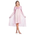 thumbnail image 1 of Casual Nights Women's Satin 2 Piece Robe and Nightgown Set, 1 of 2