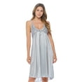 thumbnail image 1 of Casual Nights Women's Satin Lace Camisole Nightgown, 1 of 5