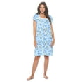 thumbnail image 1 of Casual Nights Women's Short Sleeve Floral Nightgown Nightshirt Night Dress, 1 of 5