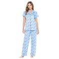 thumbnail image 1 of Casual Nights Women's Short Sleeve Floral Pajama Set, 1 of 5