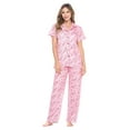 thumbnail image 1 of Casual Nights Women's Short Sleeve Floral Pajama Set, 1 of 5