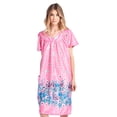 thumbnail image 1 of Casual Nights Women's Short Sleeve Muumuu Lounger Dress, 1 of 3